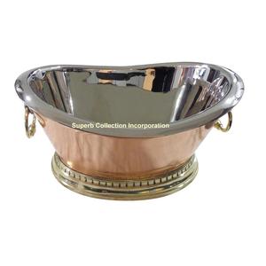 Cuencos de cobre para bañera, diseño de recuerdo, hecho en la india, 100% de cobre - Product Image 1