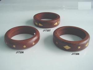 Brazaletes de madera y resina para mujer y Niña de todas las edades, joyería de madera - Product Image 5