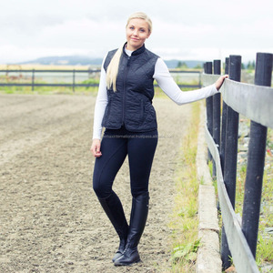 SHEMAX montar a caballo de la mujer de silicona de agarre completa de asiento Pantalones azul marino - Product Image 3