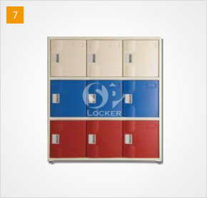 Multi Tiered Different Size ABS Plastic Locker Combination - Product Image 4