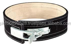 เข็มขัดยกน้ำหนัก/เข็มขัดออกกำลังกายเทรนนิ่ง/เข็มขัดยิมแบบกำหนดเองสีหลวมน้ำหนักที่กำหนดเองการฝึกความแข็งแรง JF-120029 PK - Product Image 3