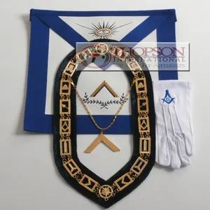 Фартук Masonic regalia Blue для офицера домика-Masonic regalia