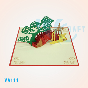 Meilleur choix je t'aime 3D pop up carte de voeux à la main Vietnam belle haute qualité produits les plus vendus de nombreuses années - Product Image 1