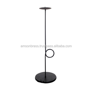 Latest Black Candlestick Metal Iron Wire <b>Candle</b> <b>Stand</b> - Product Image 1