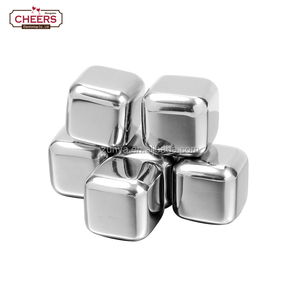 <span class=keywords><strong>Amazon</strong></span> reutilizable Acero inoxidable whisky piedras cubo de hielo con la certificación de la FDA y de LFGB - Product Image 3