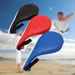 ศิลปะการต่อสู้เทควันโดคู่เตะแผ่น/แร็กเกตกับที่กำหนดเอง Logoboxing เตะ Pad เทควันโดคาราเต้เครื่องแบบทาทามิ - Product Image 2