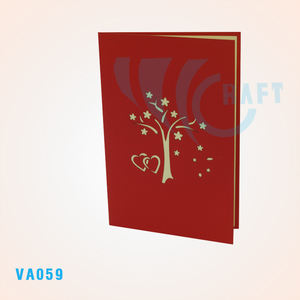 Top tendance 3D fleur Pop-up carte de voeux artisanat en papier fait main du Vietnam cadeau et artisanat - Product Image 5