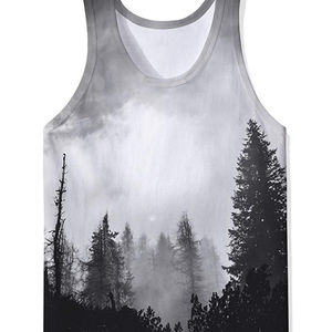 เสื้อกล้ามออกกำลังชายพิมพ์ซับลิเมชันสำหรับเพาะกาย - Product Image 1