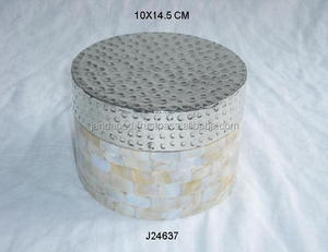 แม่ของมุกฝังกล่องที่มีฝาปิดในค้อนเงินเยอรมันกล่องเครื่องประดับสำหรับผู้หญิงและเด็กผู้หญิงออแกไนเซอร์ - Product Image 2