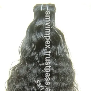 Top dix des ventes 100% cheveux humains indiens non transformés tissage extension de cheveux bruts pas de compromis cheveux Waft - Product Image 1