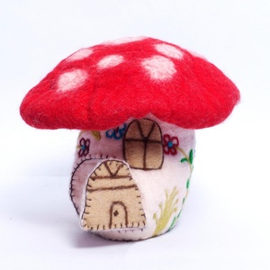 FCS-006 de Casa de respetuoso del medio ambiente de lana de Nueva Zelanda accesorios de la Navidad de artesanía y la mano de fieltro mujeres artesano de Nepal - Product Image 2