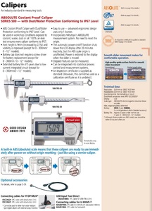 Thước cặp kỹ thuật số Nhật Bản không thấm nước mututoyo 0-1000mm 600mm 150mm - Product Image 5