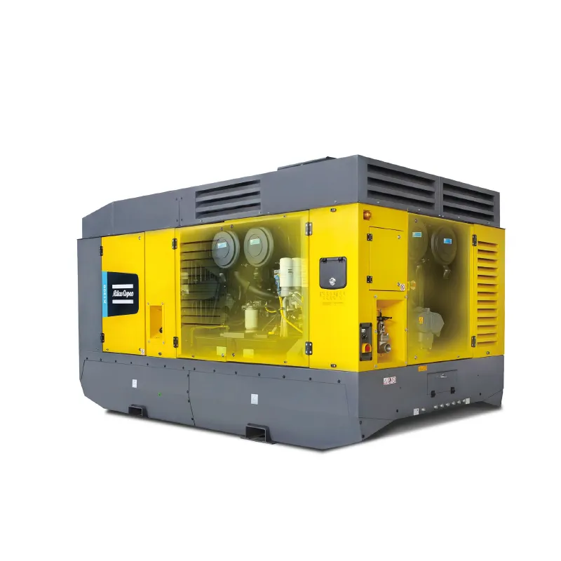 Atlas Copco 1300cfm 15bar 35Bar portable diesel air compressor for water well drill rig