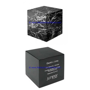 Fournisseur professionnel Pierre Naturelle marbre cubes blocs noir blanc fossile teck zébré beige marbre presse-papiers en pierre naturelle - Product Image 1