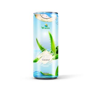 Sabor a Coco Aloe Vera Jugo de frutas y verduras Refresco saludable con pulpa en lata - Product Image 1