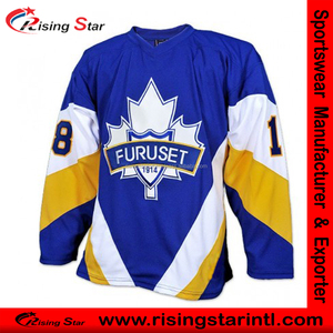 Maillot de hockey sur glace personnalisé OEM Design prix de gros pour hommes Maillots de hockey sur glace - Product Image 2