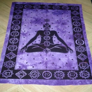 Bouddha 7 Chakra Coton Imprimé Double Taille Draps Décoratifs Tentures Murales Tapisserie Fournisseur En Gros De L'Inde - Product Image 4