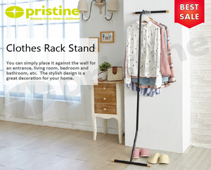 ที่เก็บเสื้อผ้าแบบพกพา ชั้นเดียว สีดำ ทันสมัย ทำจากโลหะ สำหรับเก็บเนคไท เสื้อเชิ้ต และหมวก- ใช้ได้ทั้งในห้องนั่งเล่นและตู้เสื้อผ้า - Product Image 3