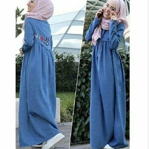Bonito vestido Abaya árabe para mujer