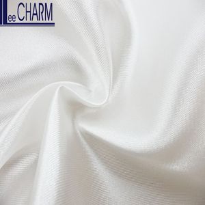 Taiwan P1280S 100% Polyester brillant Satin tissu transparent léger pour garçons costumes de mariage vêtements fil teint pour Lingerie - Product Image 2