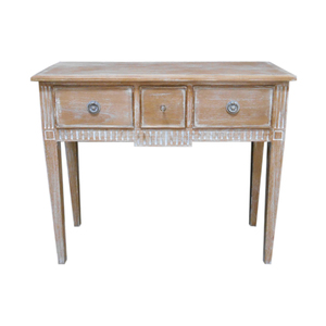 เฟอร์นิเจอร์โต๊ะทำงานไม้โอ๊ค3ลิ้นชักสำหรับเฟอร์นิเจอร์ห้องนั่งเล่นและห้องนอนทำจากผู้ผลิตเฟอร์นิเจอร์ - Product Image 1