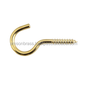 Gancho de latón montado en la pared, gancho de abrigo, precio al por mayor - Product Image 1