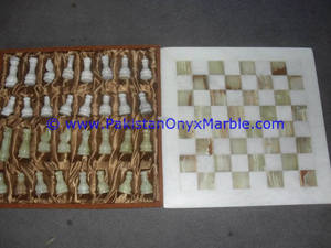 Figuras y tableros de Ajedrez de ónix de la mejor calidad - Product Image 5