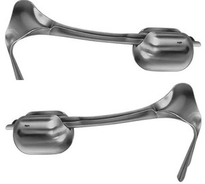 Çıkarılabilir ağırlık vajinal spekulla 80x43mm jinekoloji en kaliteli Pakistan Mahersi ile komple Auvard - Product Image 3