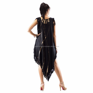 Robe de table moulante en Polyester, vêtement de fête pour femmes, Sexy, tendance d'été, fond évasé, cravate colorant, bon marché - Product Image 4