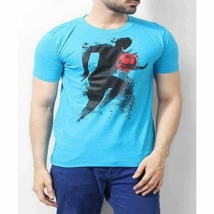 OEM T-shirt personnalisé de haute qualité pour hommes en jersey de coton pré-rétrécissement respirant grande taille logo sérigraphié en soie sur le devant - Product Image 4