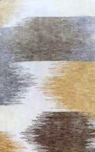 Tapis en laine touffeté tissé à la main de meilleure qualité Design Ikat moderne pour la maison et l'hôtel Salon Chambre Décor Adolescents Prière - Product Image 4