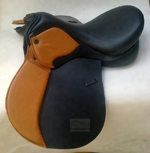 Silla de Montar Inglesa de Cuero Genuino de Alta Calidad para Salto, Silla de Montar de Contacto Cercano para Equitación, Equipo Ecuestre para Salto de Obstáculos - Product Image 3