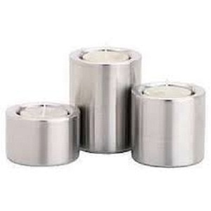 Photophore Bougeoir En Acier Inoxydable Décoratif Simple Coloré Cylindre Rond Personnalisé Nordique Bougie Pot Mat De Luxe - Product Image 1