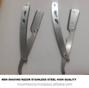 Navaja de Afeitar Profesional para Hombre, de Acero Inoxidable Japonés, de Hoja Recta, Plegable, para Barba, Afeitadora Manual - Product Image 2