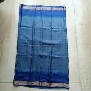 ชุดส่าหรีผ้าไหมพิมพ์ลายดอกไม้,เสื้อผ้าใส่สบายสำหรับผู้หญิง - Product Image 1