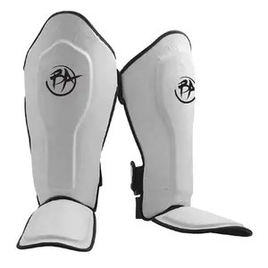 Pad Shin guards MMA Caneleiras Protetor do peito do pé