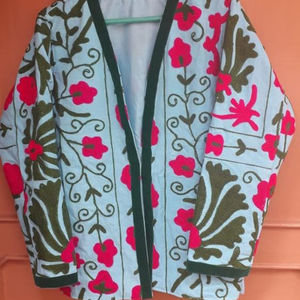 Boho Chic Suzani bordados gitana chaquetas - Product Image 1