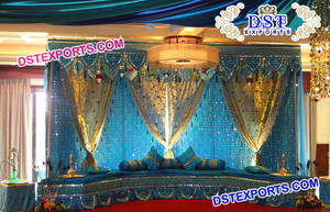 อิตาเลี่ยนPaisleyตกแต่งสำหรับMehndiพิธีที่ดีที่สุดมุสลิมMehndiเวทีStage Decor - Product Image 2