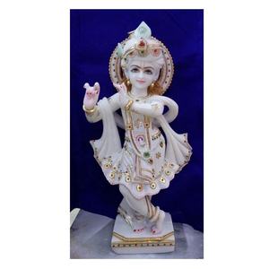 Statues de Dieu Krishna en marbre magnifiques - Product Image 1
