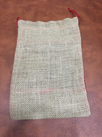 Sac en jute biodégradable écologique avec cordon de serrage, sac en filet réutilisable 30x20cm pour l'emballage des pommes, des oranges, des oignons
