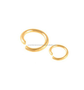 Anillo abierto chapado en oro, joyería - Product Image 1