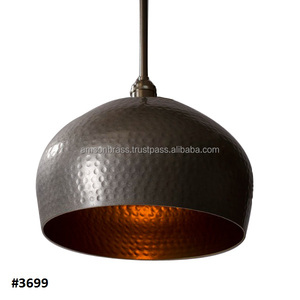 Vente chaude Métal Pendentif Lumière Hardy Qualité Suspension Maison Décorative En Aluminium Brillant Gris Fini - Product Image 6