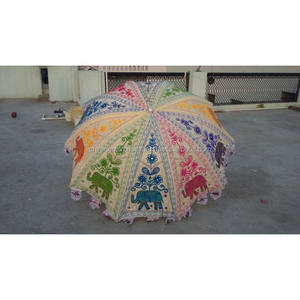Parapluie décoratif artisanal en forme de canne de marche, protection solaire, parapluie Rajasthani, parapluie Rajasthani au prix d'usine - Product Image 5
