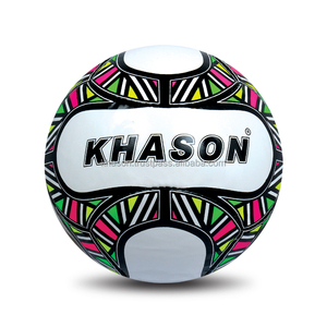 Khason ยี่ห้อ PU/PVC หนังลูกฟุตบอลขนาด5ทนทานออกแบบโลโก้ได้ตามต้องการจากโรงงานโดยตรงการฝึกอบรมส่งเสริมการขายซื้อ! - Product Image 2