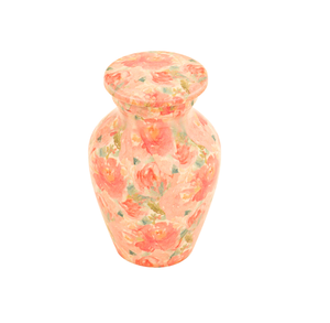 Yellow Fire Antique Keepsake <b>Urns</b> <b>for</b> Funeral <b>Ashes</b> Metal Brass/Aluminum - Product Image 6