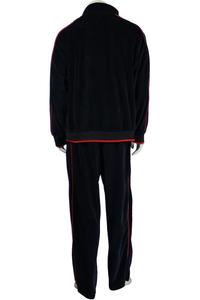 Chándal de invierno de peso pesado para hombre, jersey de lana, Sudadera con capucha, pantalones cálidos para correr, gimnasio al aire libre, conjunto atlético para clima frío - Product Image 4
