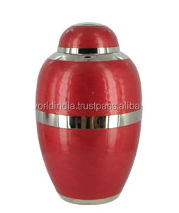 Juego de Tres Urnas Funerarias de Latón Estilo Monterey Americano de Brassworld India - Product Image 5