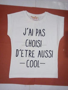 Camiseta de algodón 100% para niñas, Camiseta estampada de Pretty Girl, Tops para niños, nueva colección de Bangladesh - Product Image 6