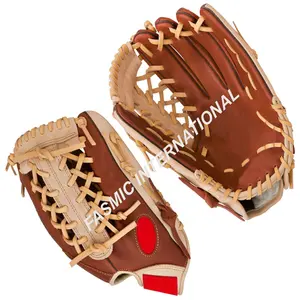 Guante de Béisbol Profesional Hecho a Mano de Cuero Vacuno con Diseño de Cordón Antiguo, Ajuste Cómodo, Color y Talla Personalizables - Product Image 1