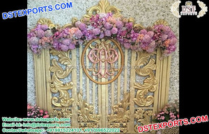 ฉากหลังงานแต่งงานแบบไฟเบอร์ทันสมัย ตกแต่งฉากหลังงานแต่งงานล่าสุด - Product Image 2